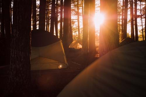 Camping in the Scottish Highlands